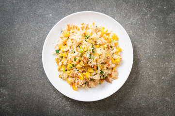 fried rice with chicken