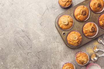 Healthy out banana muffins