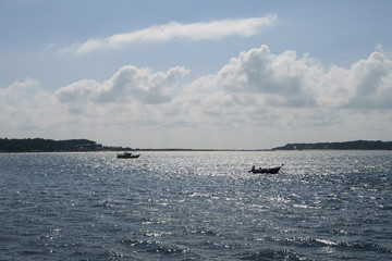 The river Minya at the sunny day