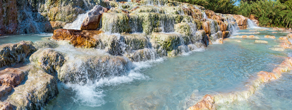 Natural spa Saturnia thermal baths, Italy © wildman