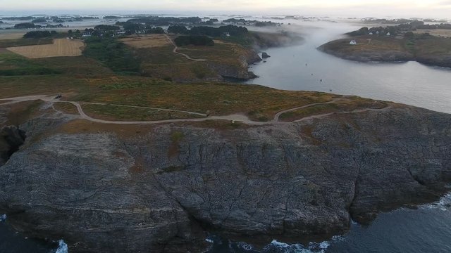 Tip of Bangor, drone view