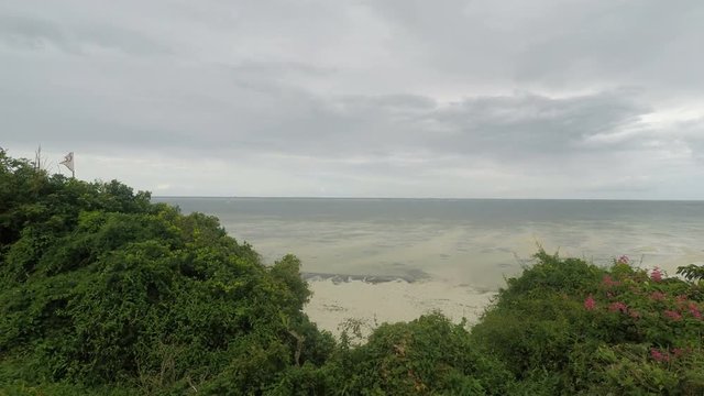 tropical coast of nyali in kenya
