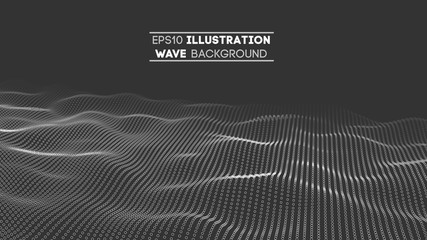 Data technology abstract futuristic illustration . Low poly shape with connecting dots and lines on dark background. 3D rendering . Big data visualization .