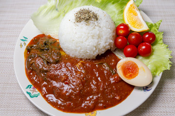 チキンカレーライス