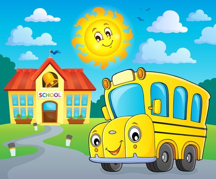 School bus thematics image 2