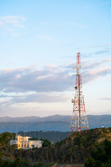 Antenna, Telecomunication station on the high mountain.
