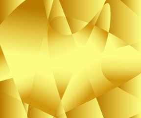 Abstract gold gradient background. Vector illustration, EPS10. Can be used as background, backdrop, image montage in graphic design, book cover, flyer, brochure, advertising material, wallpaper, etc.