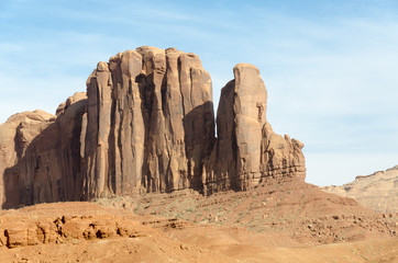 Extreme landscape of Monument Valley in Utah