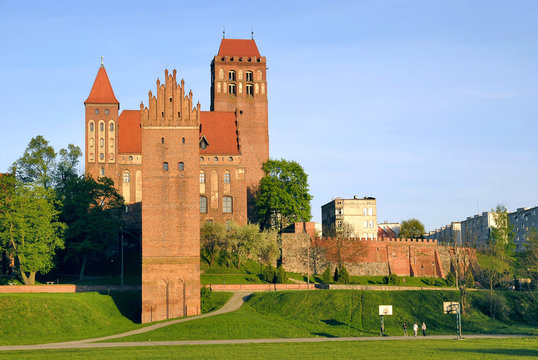 Castle and cathedral in Kwidzyn, Poland