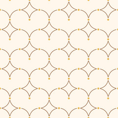 Obraz premium Vector seamless minimalistic pattern.