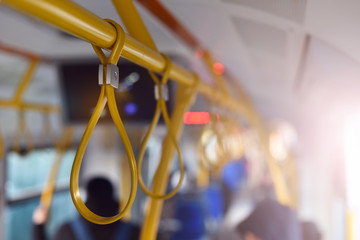 handles of tram