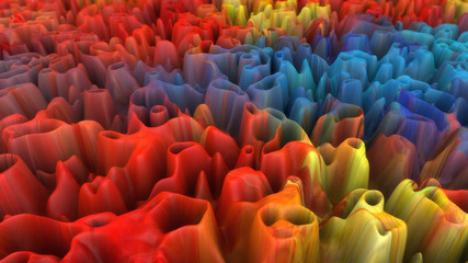 Obraz premium 3d rendering. Abstract background and colors