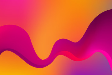 Abstract colorful vector background, color flow liquid wave for design brochure, website, flyer.