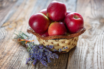 Bouquet of lavender in closeup