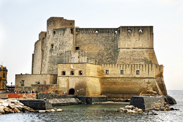 Egg Castle a medieval fortress in the bay of Naples, Italy