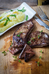 Fresh veal liver
