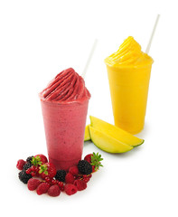 Smoothie gelb und rot