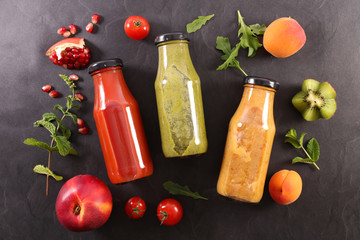 fruit juice or smoothie