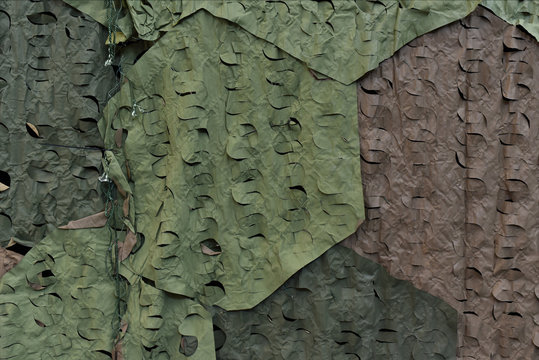 military camouflage net khaki