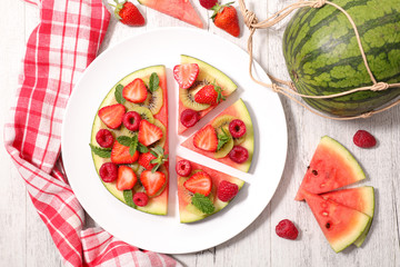 Fototapeta na wymiar watermelon with fruits
