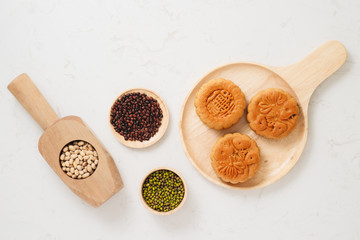 Mid-Autumn Festival still life close-up