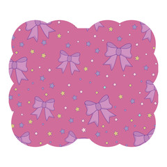 stars and bows pattern