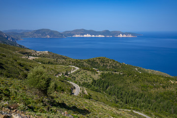 Obraz premium Kefalonia Island Beaches and Landscapes all around of Greece