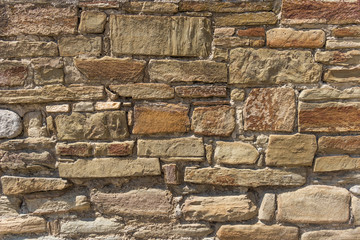 Brown brown stone wall texture
