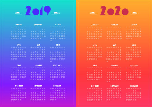 2019 Calendar A4 Images – Browse 537 Stock Photos, Vectors, and Video |  Adobe Stock