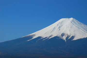 Mount Fuji, Fuji san, view from Kawaguchi city, Japan