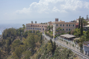 Fototapeta na wymiar Taormina San Domenica Palasthotel