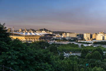 Stadium and the park