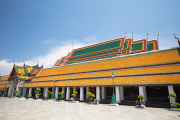 Fototapeta na wymiar Wat Suthat Thepphawararam Temple