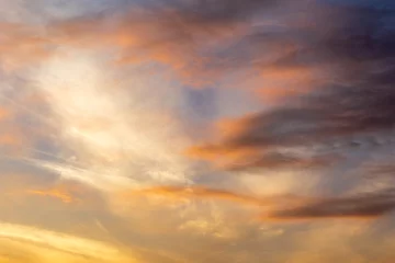 Photo sur Plexiglas Ciel Sky in sunrise or sunset background.