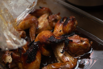 Teriyaki Cooked Wings