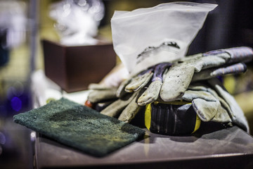 Gloves and Scrub Sponge