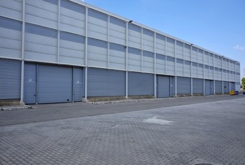 Fototapeta na wymiar exterior of industrial warehouse