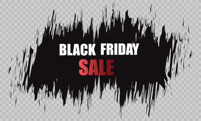 Black Friday Sale Abstract Background. Vector Banner.