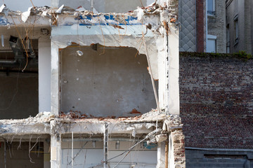 Démolition de bâtiment