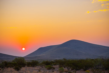 Obraz premium New Mexico Sunrise