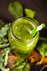 Spinach and kale smoothie