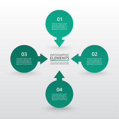 Vector infographic template