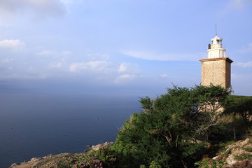 Fototapeta na wymiar The hundred years old lighthouse of Mui Dinh, Vietnam