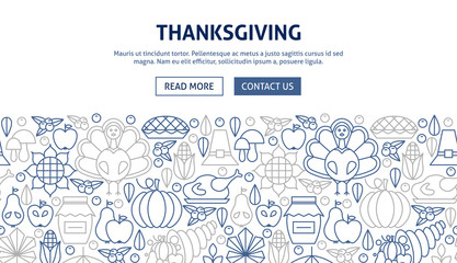 Thanksgiving Banner Design