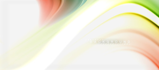 Rainbow fluid colors abstract background twisted liquid design, colorful marble or plastic wavy texture backdrop, multicolored template for business or technology presentation or web brochure cover