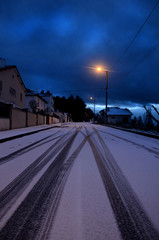 Snow on the road