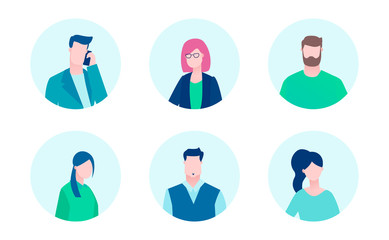 Business team - flat design style illustration