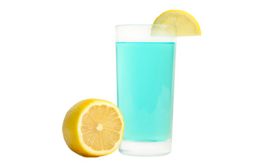 Cocktail in the blue lagoon