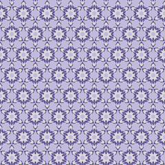 Abstract geometric seamless pattern. Snowflakes