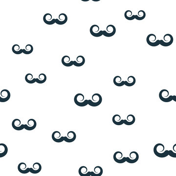 Mustage seamless pattern cover. Mustage icon creative design. Wallpaper, web design, textile, printing and UI and UX usage.